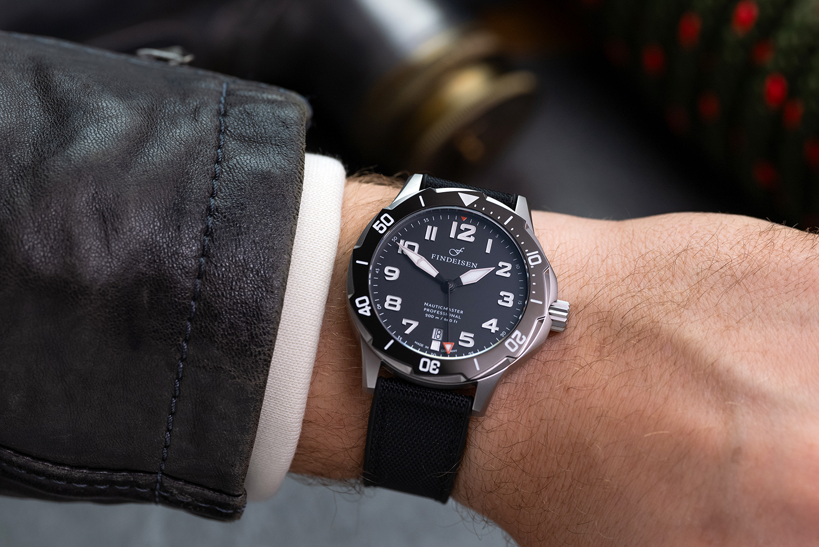 Findeisen NauticMaster Field Diver schwarz DLC